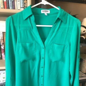 Green portofino blouse
